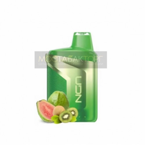 Электронная сигарета UDN HERO Kiwi Fruit Guava 6000 затяжек (УДН ХЕРО Киви Гуава)